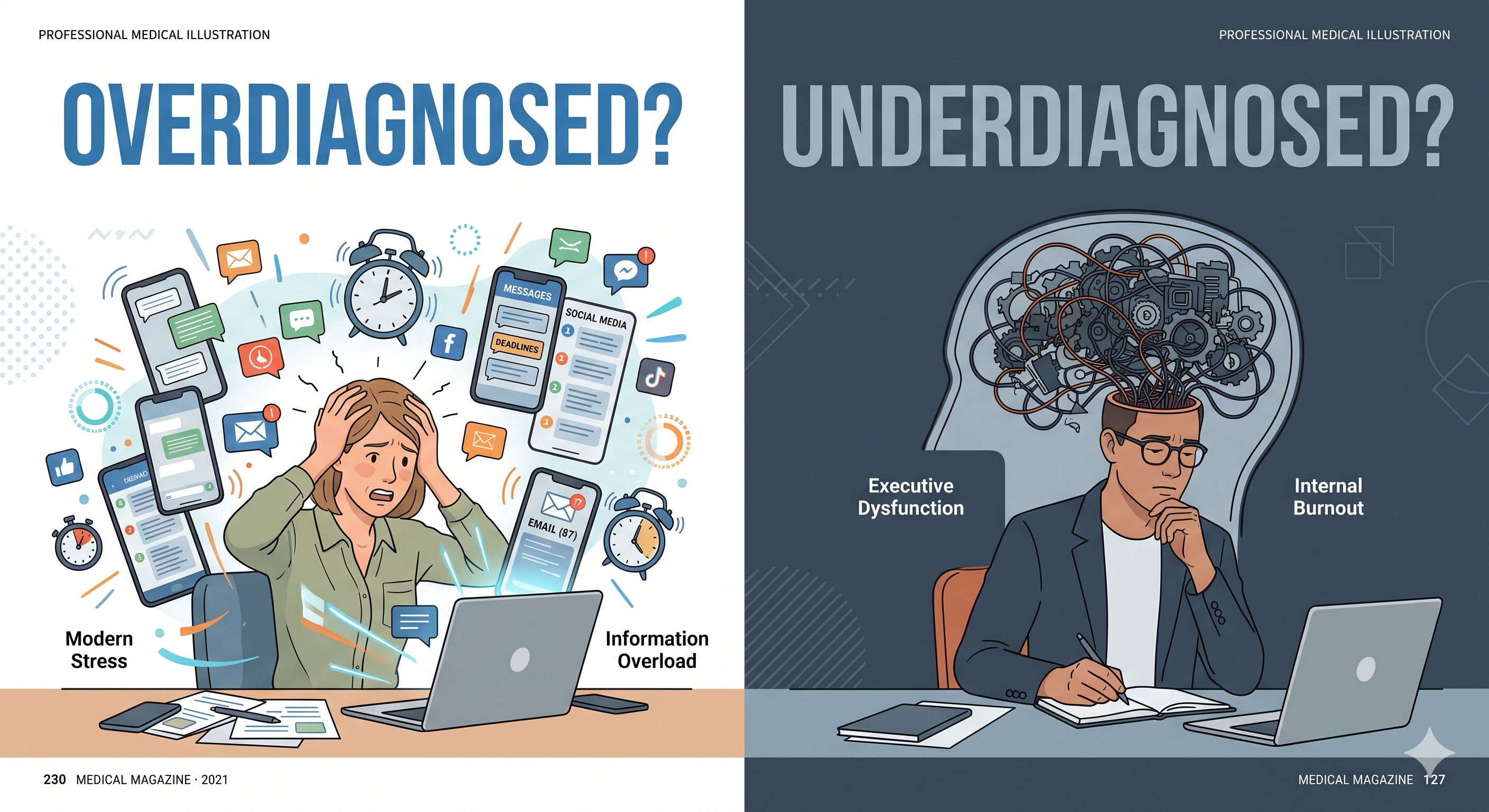 ADHD in adults: Overdiagnosed or just the opposite?